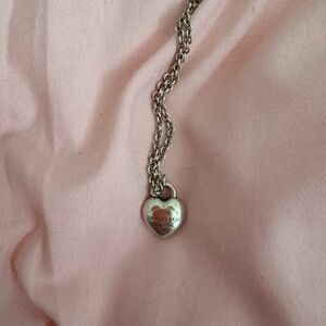Tiffany & Co. Silver Heart Necklace